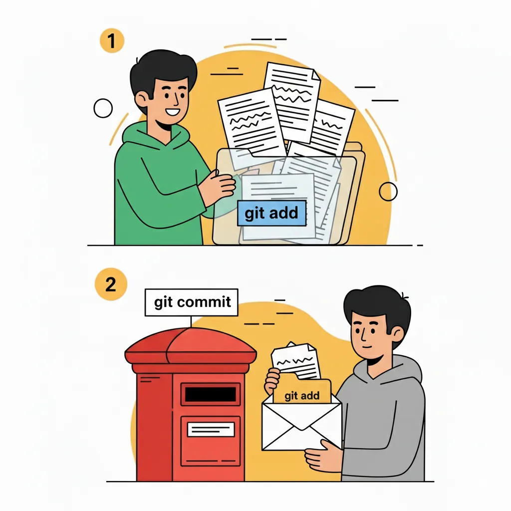 GitとGitHubの関係イメージ