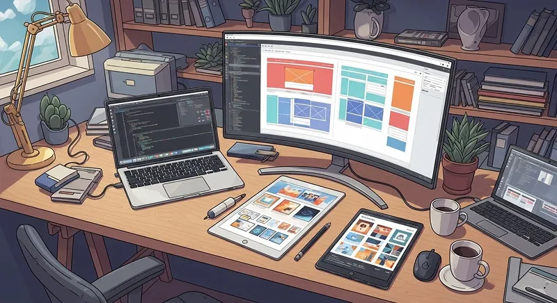 デスク上のツールイメージ